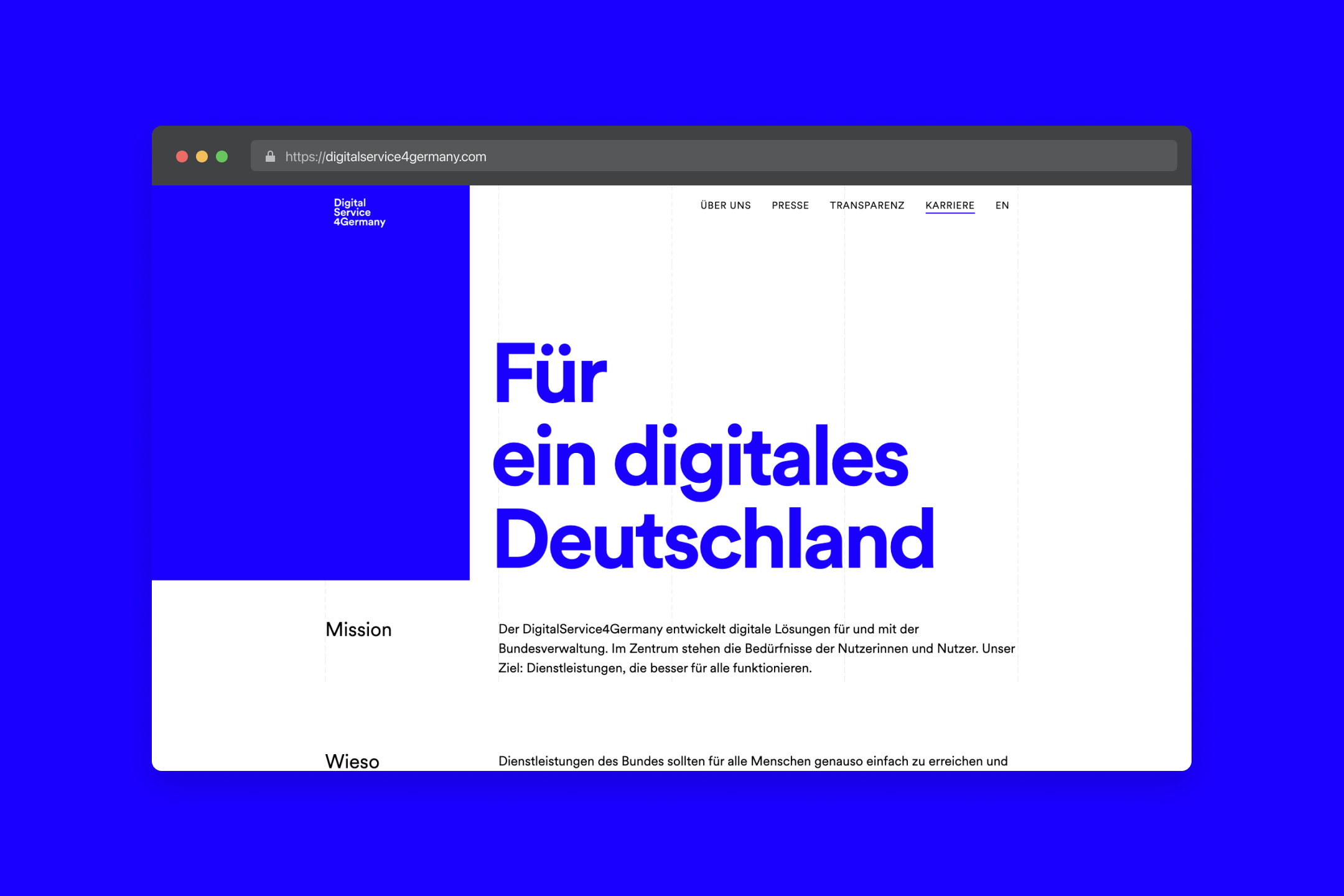 Digitalservice4germany website